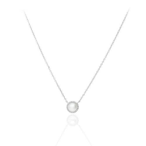 Gaura Pearls ezüst nyaklánc gyöngy medállal 1023721-00-2_7