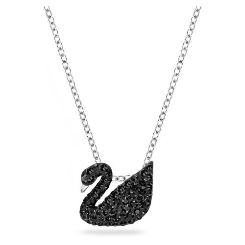 Swarovski Iconic Swan fekete Hattyú nyaklánc 5347330 1026400