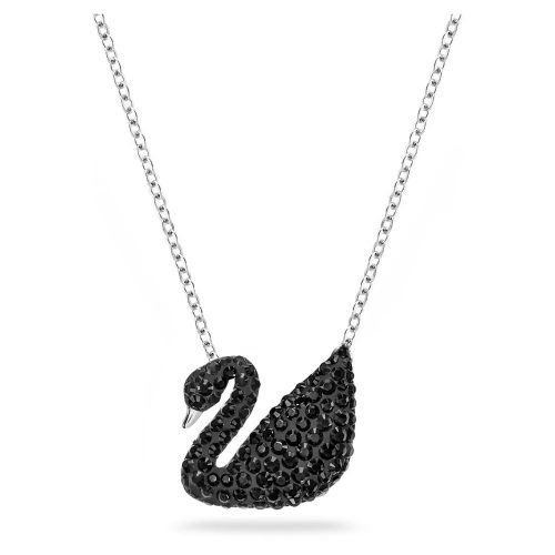 Swarovski Iconic Swan fekete Hattyú nyaklánc 5347329 1026405