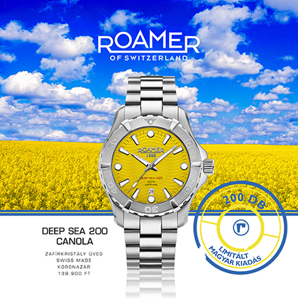 Roamer Deep Sea 200 Canola Limited Edition férfi karóra